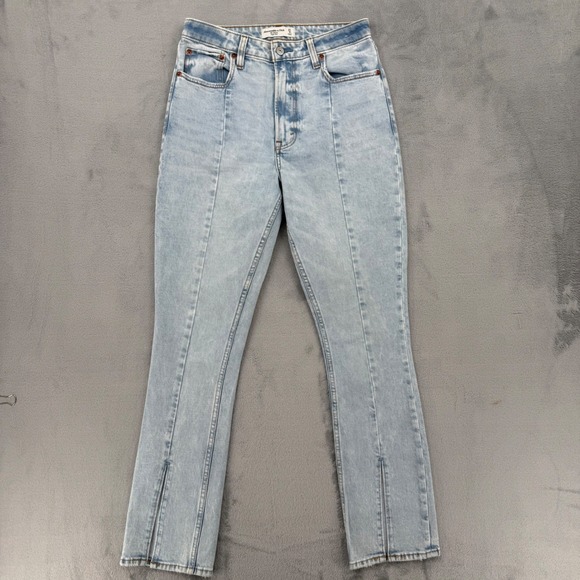 Abercrombie & Fitch Denim - Abercrombie Fitch The Skinny High Rise Curve Love Jeans Light Wash  Size‎ 27
